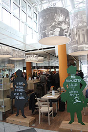 Bruschetteria eröffnete im Terminal 1, Ebene 4, Modul A bei der Air Berlin (©Foto: Martin Schmitz)